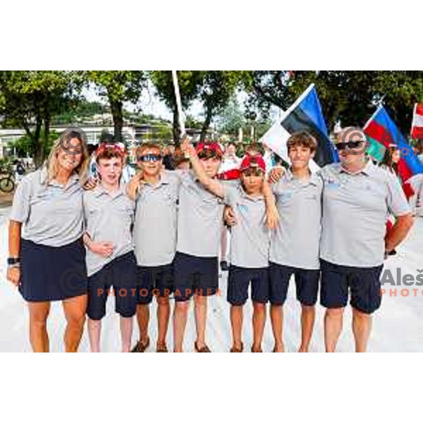 Opening Ceremony of 2025 Optimist World Championship in Portoroz, Slovenia on June 27, 2025