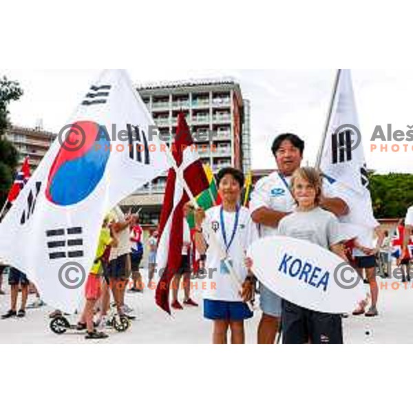 Opening Ceremony of 2025 Optimist World Championship in Portoroz, Slovenia on June 27, 2025
