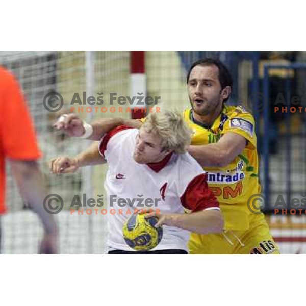 Toskic at handball match Celje Pivovarna Lasko (SLO)- Hammarby (SWE) in EHF Championsleague, played in Celje (Slovenia) 11.10.2008 