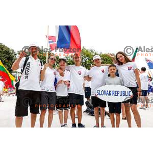 Opening Ceremony of 2025 Optimist World Championship in Portoroz, Slovenia on June 27, 2025