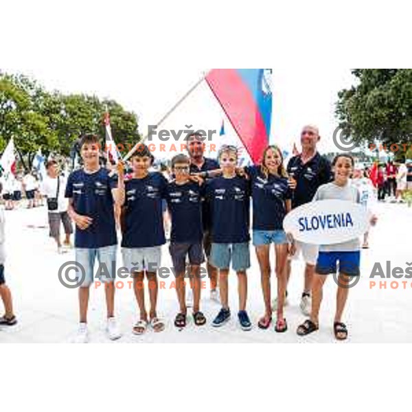 Opening Ceremony of 2025 Optimist World Championship in Portoroz, Slovenia on June 27, 2025