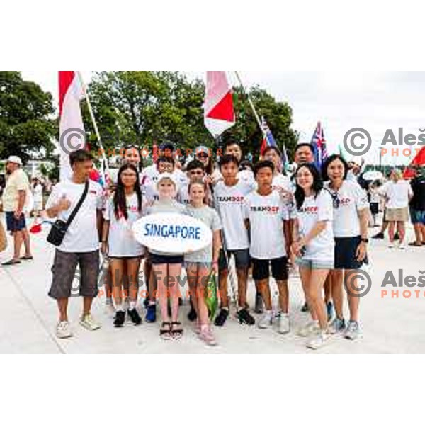 Opening Ceremony of 2025 Optimist World Championship in Portoroz, Slovenia on June 27, 2025