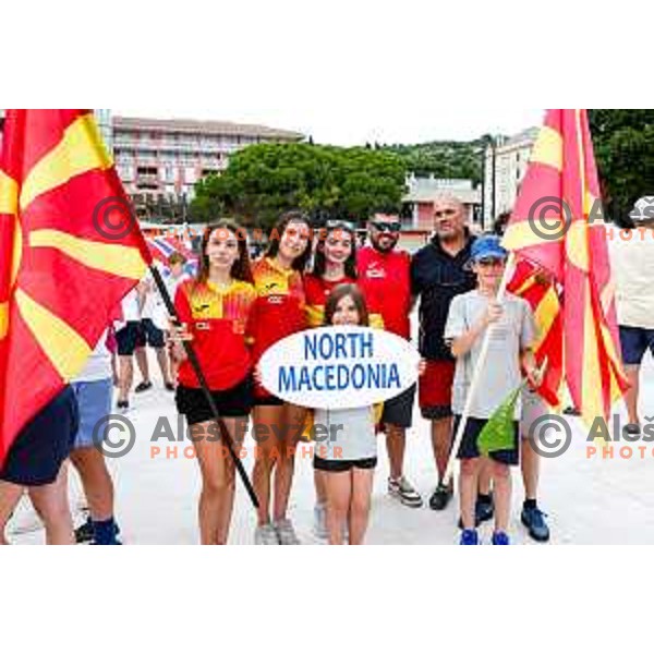 Opening Ceremony of 2025 Optimist World Championship in Portoroz, Slovenia on June 27, 2025