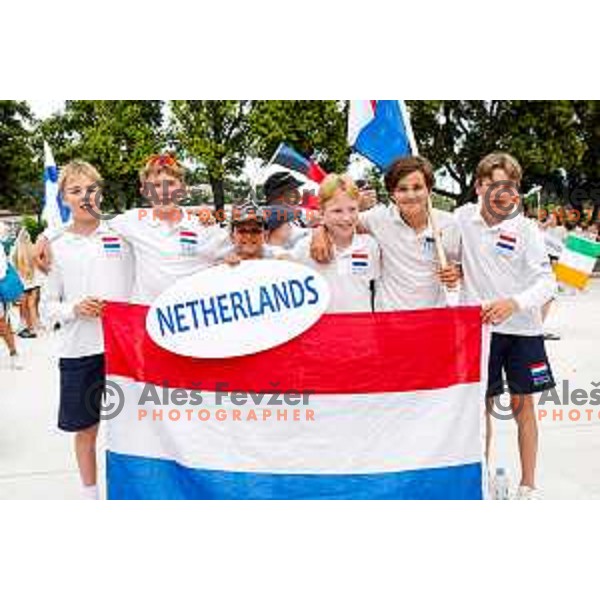 Opening Ceremony of 2025 Optimist World Championship in Portoroz, Slovenia on June 27, 2025