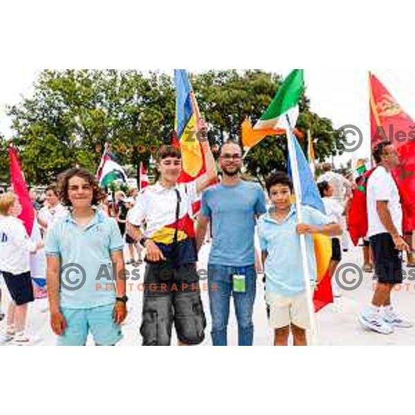 Opening Ceremony of 2025 Optimist World Championship in Portoroz, Slovenia on June 27, 2025