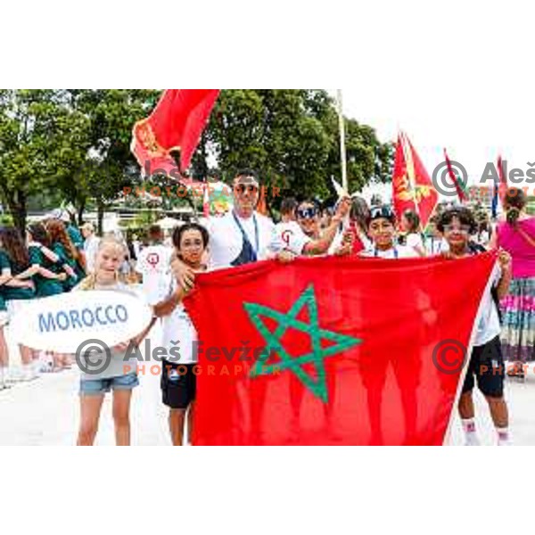 Opening Ceremony of 2025 Optimist World Championship in Portoroz, Slovenia on June 27, 2025