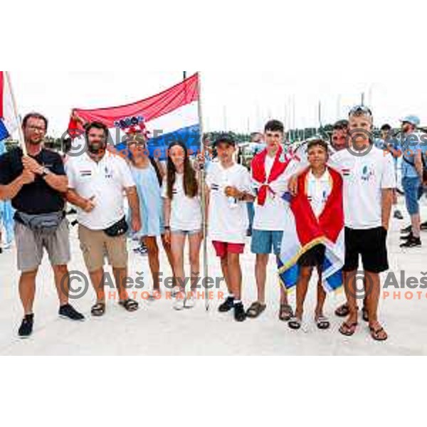 Opening Ceremony of 2025 Optimist World Championship in Portoroz, Slovenia on June 27, 2025