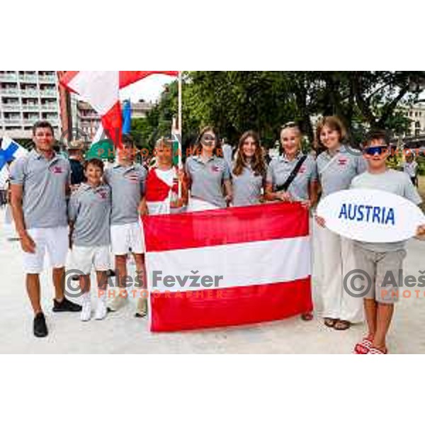 Opening Ceremony of 2025 Optimist World Championship in Portoroz, Slovenia on June 27, 2025