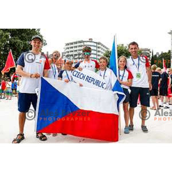 Opening Ceremony of 2025 Optimist World Championship in Portoroz, Slovenia on June 27, 2025