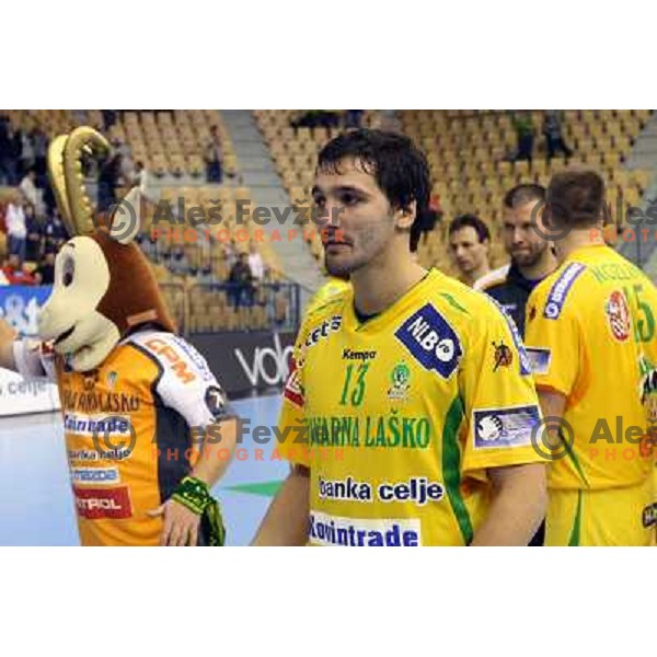 Spiler at handball match Celje Pivovarna Lasko (SLO)- Hammarby (SWE) in EHF Championsleague, played in Celje (Slovenia) 11.10.2008 