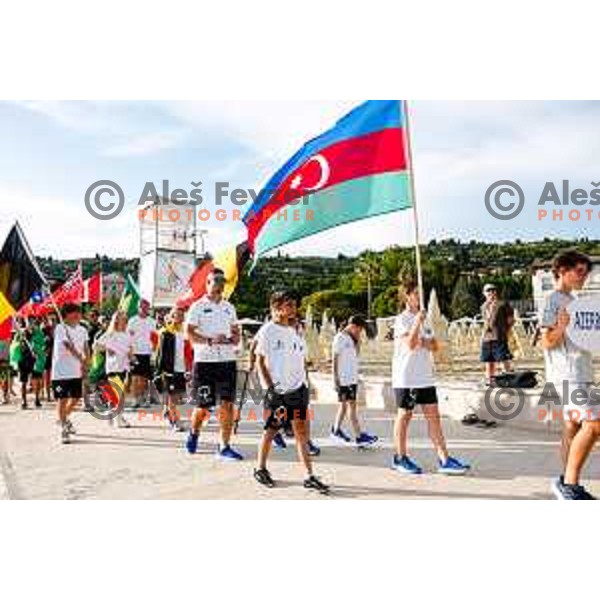Opening Ceremony of 2025 Optimist World Championship in Portoroz, Slovenia on June 27, 2025