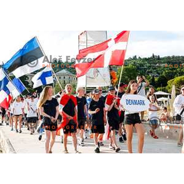 Opening Ceremony of 2025 Optimist World Championship in Portoroz, Slovenia on June 27, 2025