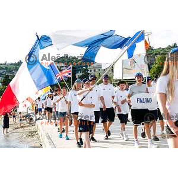 Opening Ceremony of 2025 Optimist World Championship in Portoroz, Slovenia on June 27, 2025