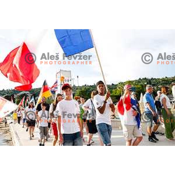 Opening Ceremony of 2025 Optimist World Championship in Portoroz, Slovenia on June 27, 2025