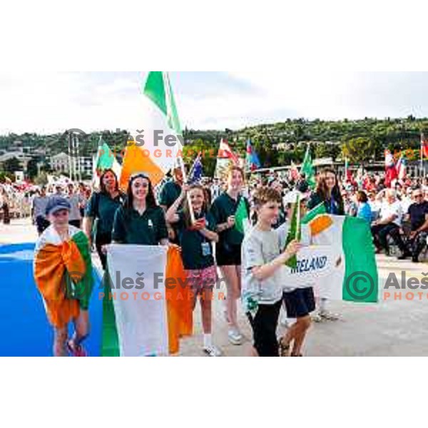 Opening Ceremony of 2025 Optimist World Championship in Portoroz, Slovenia on June 27, 2025