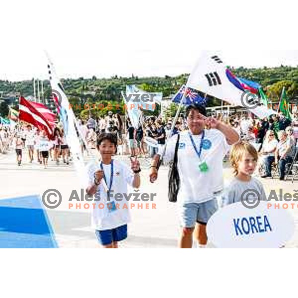Opening Ceremony of 2025 Optimist World Championship in Portoroz, Slovenia on June 27, 2025