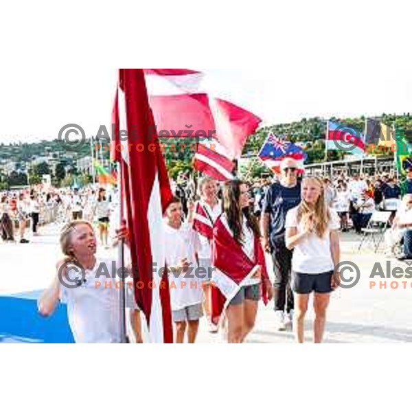 Opening Ceremony of 2025 Optimist World Championship in Portoroz, Slovenia on June 27, 2025
