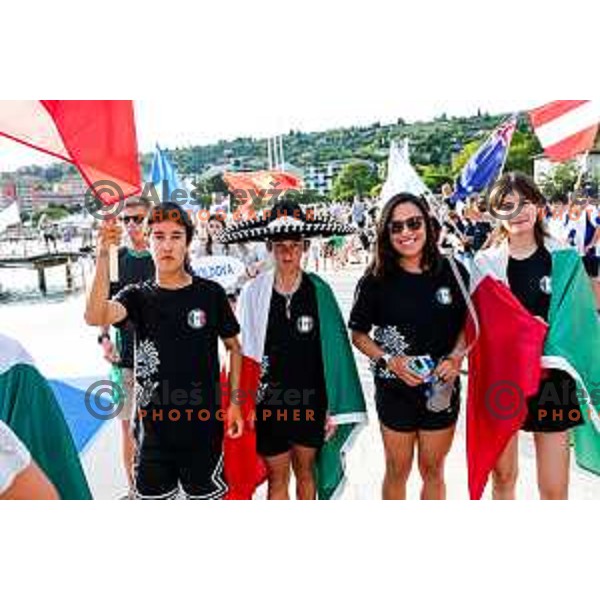 Opening Ceremony of 2025 Optimist World Championship in Portoroz, Slovenia on June 27, 2025