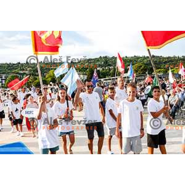 Opening Ceremony of 2025 Optimist World Championship in Portoroz, Slovenia on June 27, 2025