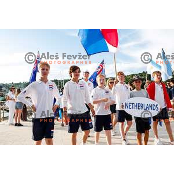 Opening Ceremony of 2025 Optimist World Championship in Portoroz, Slovenia on June 27, 2025