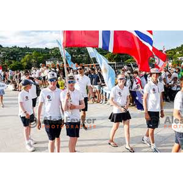 Opening Ceremony of 2025 Optimist World Championship in Portoroz, Slovenia on June 27, 2025