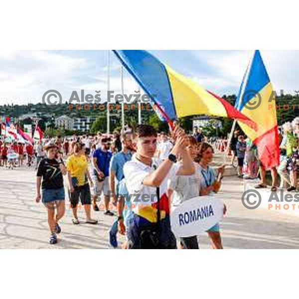 Opening Ceremony of 2025 Optimist World Championship in Portoroz, Slovenia on June 27, 2025