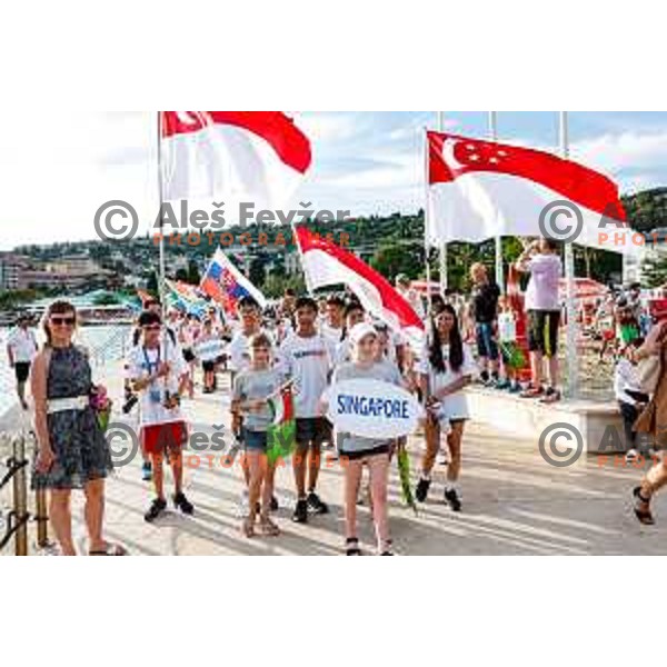 Opening Ceremony of 2025 Optimist World Championship in Portoroz, Slovenia on June 27, 2025