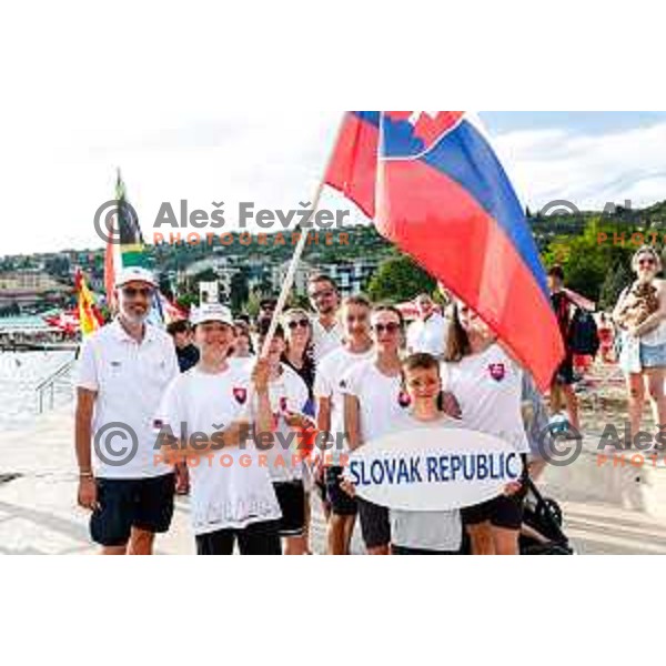 Opening Ceremony of 2025 Optimist World Championship in Portoroz, Slovenia on June 27, 2025
