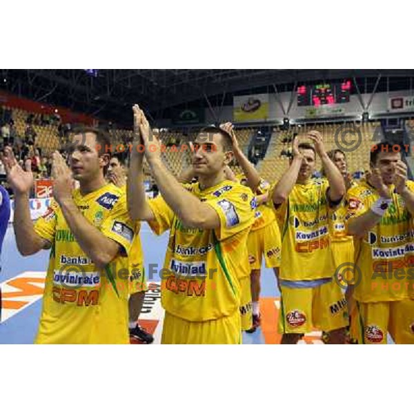 Gajic at handball match Celje Pivovarna Lasko (SLO)- Hammarby (SWE) in EHF Championsleague, played in Celje (Slovenia) 11.10.2008 