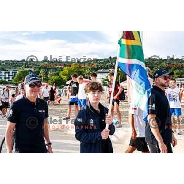 Opening Ceremony of 2025 Optimist World Championship in Portoroz, Slovenia on June 27, 2025