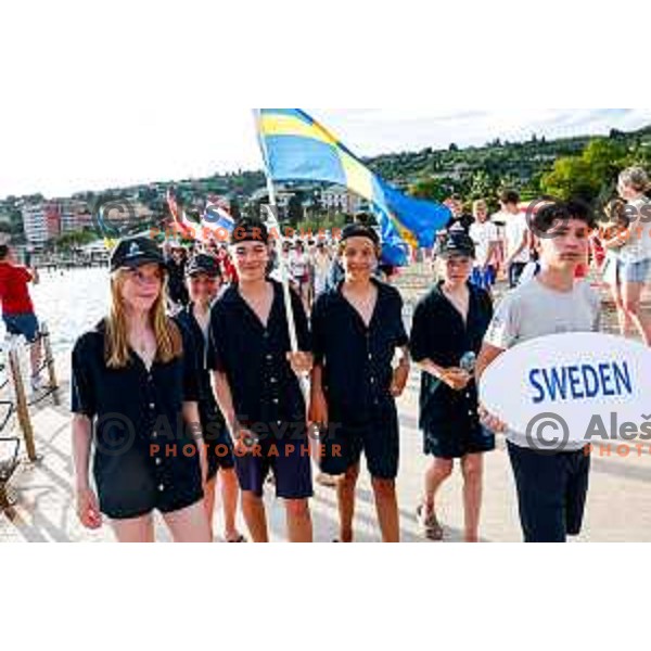 Opening Ceremony of 2025 Optimist World Championship in Portoroz, Slovenia on June 27, 2025