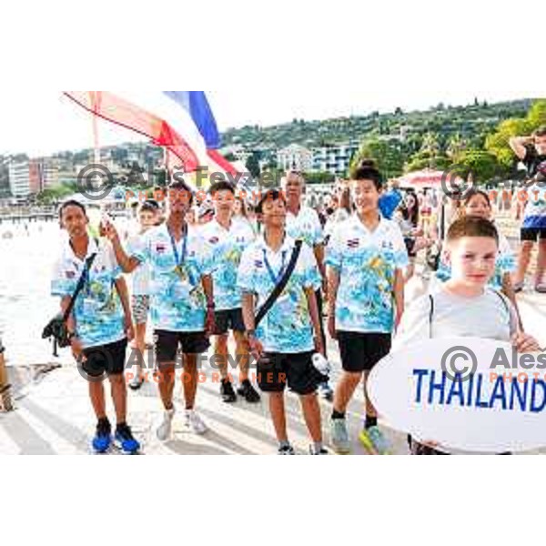 Opening Ceremony of 2025 Optimist World Championship in Portoroz, Slovenia on June 27, 2025