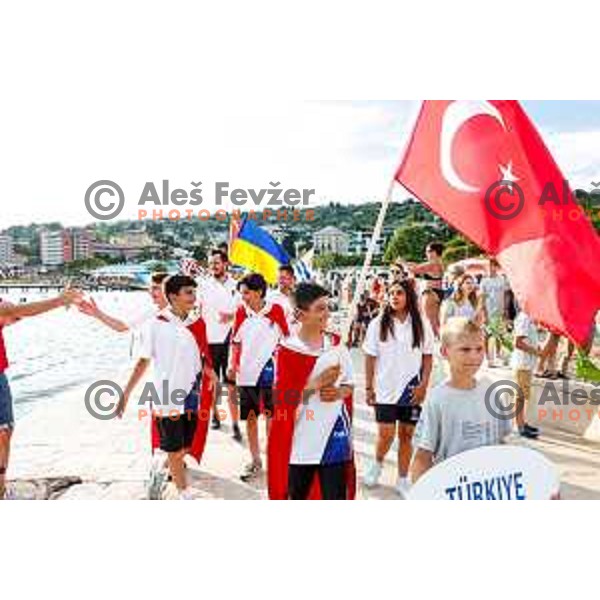 Opening Ceremony of 2025 Optimist World Championship in Portoroz, Slovenia on June 27, 2025