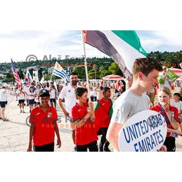 Opening Ceremony of 2025 Optimist World Championship in Portoroz, Slovenia on June 27, 2025