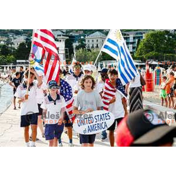 Opening Ceremony of 2025 Optimist World Championship in Portoroz, Slovenia on June 27, 2025