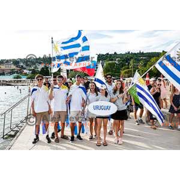Opening Ceremony of 2025 Optimist World Championship in Portoroz, Slovenia on June 27, 2025