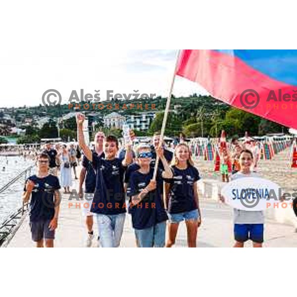 Opening Ceremony of 2025 Optimist World Championship in Portoroz, Slovenia on June 27, 2025