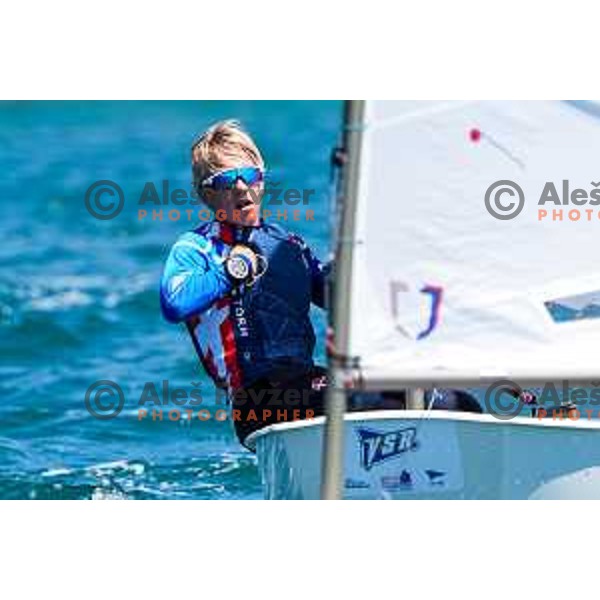 Team Race Final sailing competition at 2025 Optimist World Championship in Portoroz, Slovenia on July 2, 2025