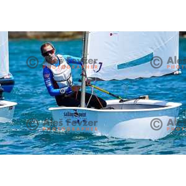 Team Race Final sailing competition at 2025 Optimist World Championship in Portoroz, Slovenia on July 2, 2025