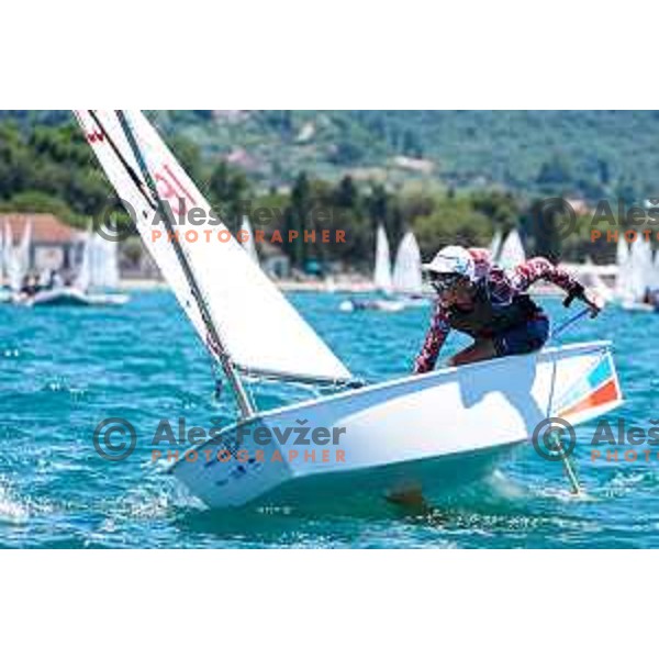 Team Race Final sailing competition at 2025 Optimist World Championship in Portoroz, Slovenia on July 2, 2025