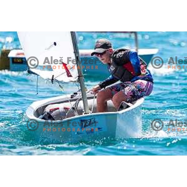 Team Race Final sailing competition at 2025 Optimist World Championship in Portoroz, Slovenia on July 2, 2025