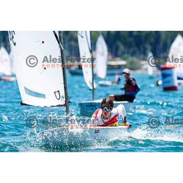 Team Race Final sailing competition at 2025 Optimist World Championship in Portoroz, Slovenia on July 2, 2025