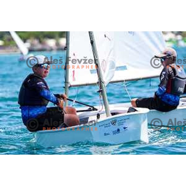Team Race Final sailing competition at 2025 Optimist World Championship in Portoroz, Slovenia on July 2, 2025