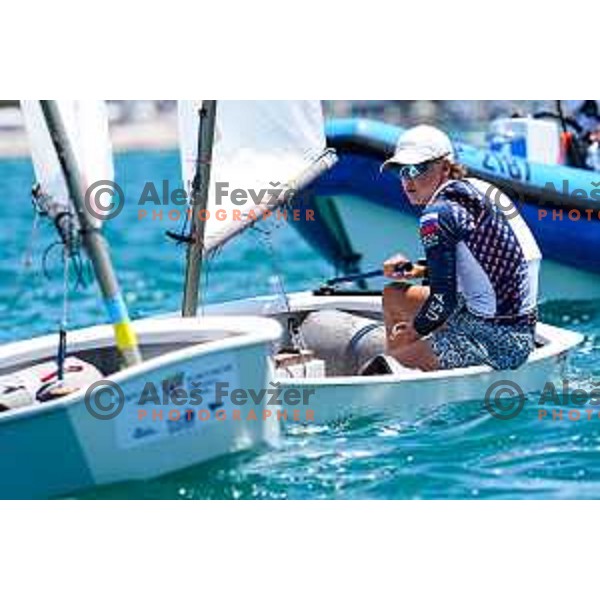 Team Race Final sailing competition at 2025 Optimist World Championship in Portoroz, Slovenia on July 2, 2025