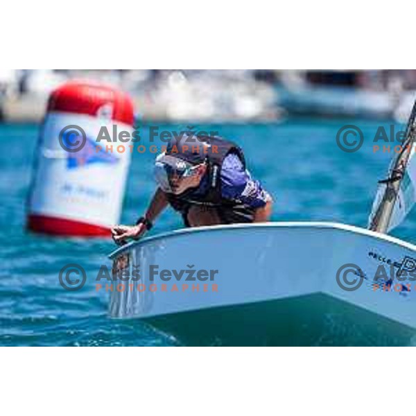 Team Race Final sailing competition at 2025 Optimist World Championship in Portoroz, Slovenia on July 2, 2025