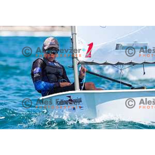 Team Race Final sailing competition at 2025 Optimist World Championship in Portoroz, Slovenia on July 2, 2025