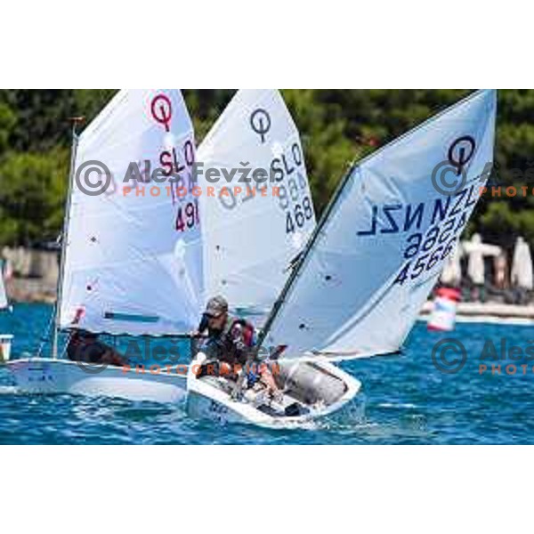 Team Race Final sailing competition at 2025 Optimist World Championship in Portoroz, Slovenia on July 2, 2025