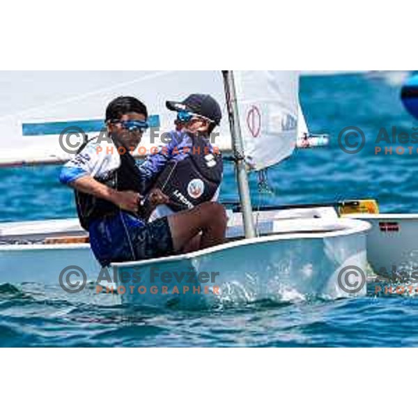 Team Race Final sailing competition at 2025 Optimist World Championship in Portoroz, Slovenia on July 2, 2025