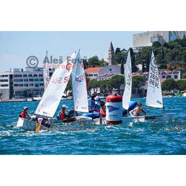 Team Race Final sailing competition at 2025 Optimist World Championship in Portoroz, Slovenia on July 2, 2025
