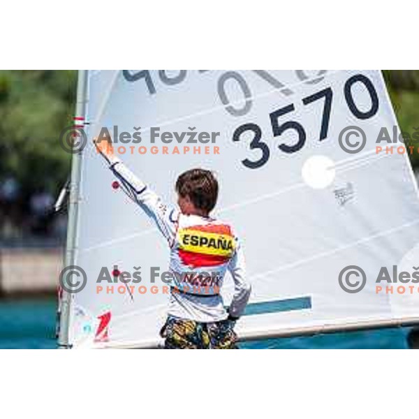 Team Race Final sailing competition at 2025 Optimist World Championship in Portoroz, Slovenia on July 2, 2025